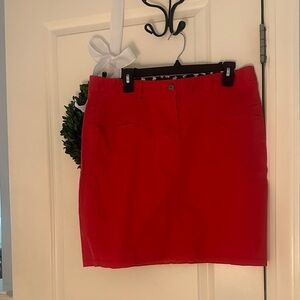 Brooks Brothers Bold Red Mini Skirt